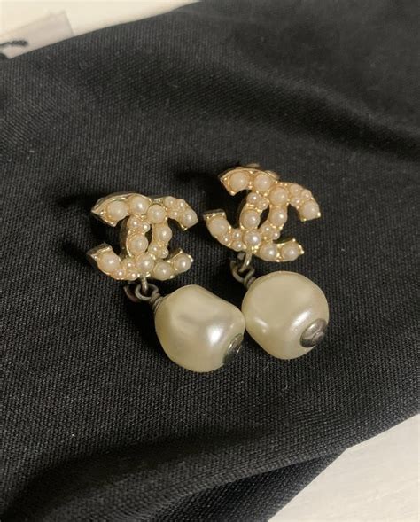 chanel earrings grailed.